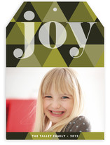Joy Geometric Holiday Photo Cards