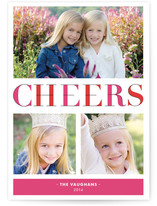 Deconstructed Cheers Holiday Photo Cards