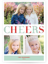 Deconstructed Cheers Holiday Photo Cards