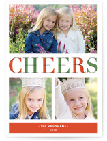 Deconstructed Cheers Holiday Photo Cards
