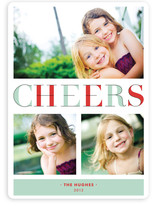 Deconstructed Cheers Holiday Photo Cards