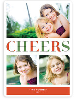 Deconstructed Cheers Holiday Photo Cards