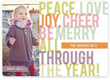 All Year Long Holiday Photo Cards
