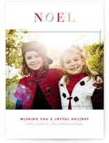 Noel Blanc Holiday Photo Cards
