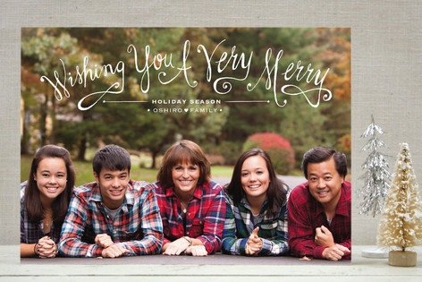 Whimsy Wishes Holiday Photo Cards