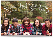 Whimsy Wishes Holiday Photo Cards
