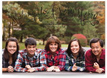 Whimsy Wishes Holiday Photo Cards