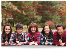 Whimsy Wishes Holiday Photo Cards