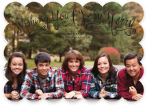 Whimsy Wishes Holiday Photo Cards