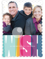 Rainbow Wish Holiday Photo Cards