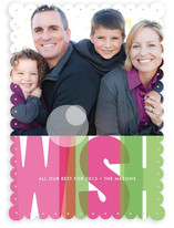 Rainbow Wish Holiday Photo Cards