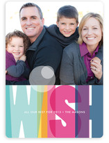 Rainbow Wish Holiday Photo Cards