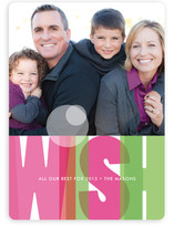 Rainbow Wish Holiday Photo Cards