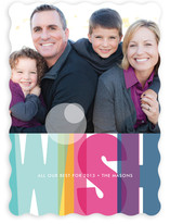 Rainbow Wish Holiday Photo Cards