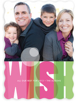 Rainbow Wish Holiday Photo Cards