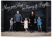 Bright Elegance Holiday Photo Cards