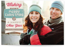 Simply Retro Holiday Photo Cards