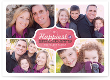 Happiest of Holidays Holiday Photo Cards
