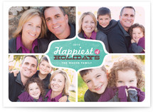 Happiest of Holidays Holiday Photo Cards