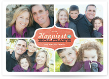 Happiest of Holidays Holiday Photo Cards