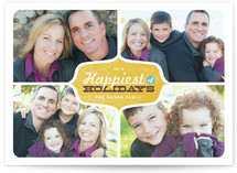 Happiest of Holidays Holiday Photo Cards
