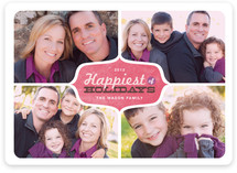 Happiest of Holidays Holiday Photo Cards