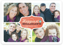 Happiest of Holidays Holiday Photo Cards