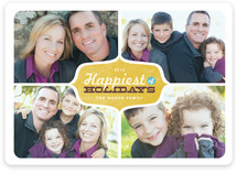 Happiest of Holidays Holiday Photo Cards