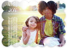 Light Feathers Holiday Photo Cards