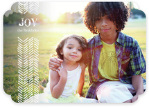 Light Feathers Holiday Photo Cards