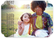 Light Feathers Holiday Photo Cards