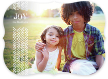 Light Feathers Holiday Photo Cards