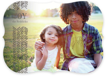 Light Feathers Holiday Photo Cards