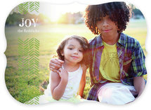 Light Feathers Holiday Photo Cards