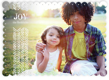 Light Feathers Holiday Photo Cards