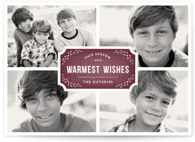 Classic Quartet Holiday Photo Cards