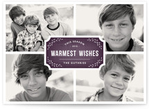 Classic Quartet Holiday Photo Cards