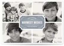 Classic Quartet Holiday Photo Cards