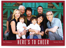 Retro Slide Holiday Photo Cards
