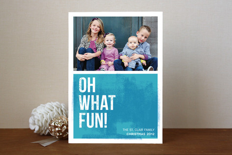 Oh What Fun Holiday Photo Cards