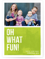 Oh What Fun Holiday Photo Cards
