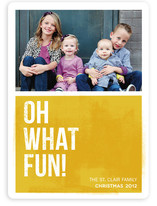 Oh What Fun Holiday Photo Cards