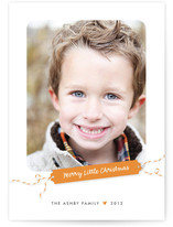 Merry Little Gift Tag Holiday Photo Cards