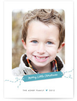 Merry Little Gift Tag Holiday Photo Cards