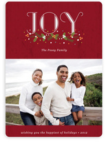 Berry Christmas Holiday Photo Cards