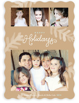 Painterly Pine Holiday Photo Cards