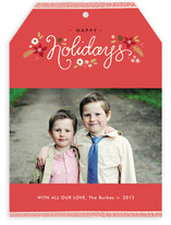Ribbon Noel Holiday Photo Cards