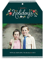 Ribbon Noel Holiday Photo Cards