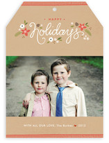 Ribbon Noel Holiday Photo Cards