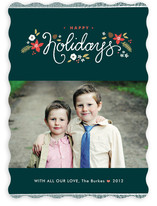 Ribbon Noel Holiday Photo Cards